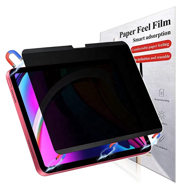 Magnetic Paper Feel ipad 10.9 Inch Privacy Screen Protector for iPad 10th Generation 2022 Removable&Reusable