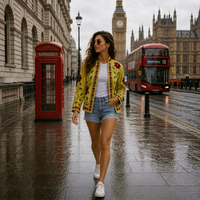 Blouson bomber en velours jaune pour femme, brodé Suzani |   Veste ethnique bohème brodée à la main avec des motifs floraux |   Vintage matelassé 100%