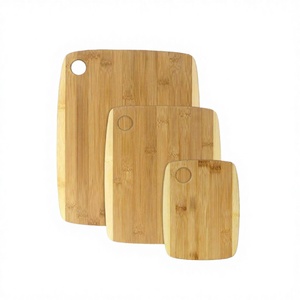 Tabla de Cortar de Bambú de Doble Cara, Diseño Cuadrado Duradero, Ligera, Grosor de 1-1.2 cm - Product Image 3