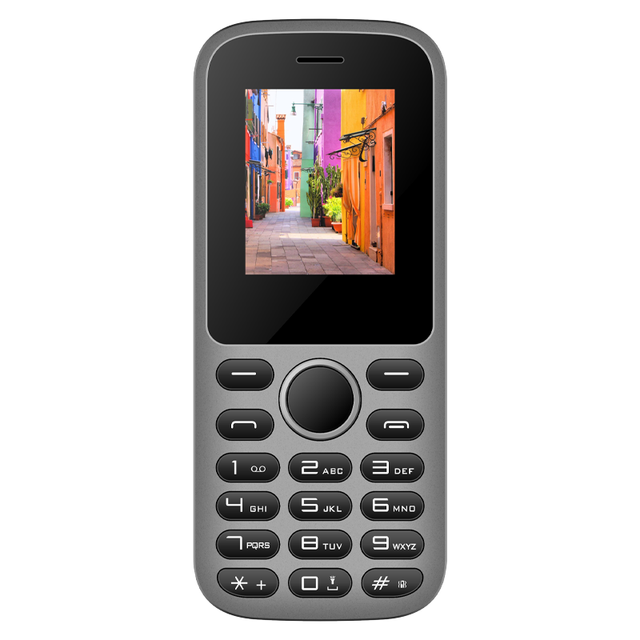 Factory Wholesale Good Quality 2G Dual Sim Feature Phone 1.77 Inch QWERTY Keypad with SOS Design New Condition