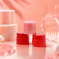 Pot vide en gros pour mini gommage à lèvres 5g, conteneur pour masque de nuit pour les lèvres, pot d'emballage pour baume à lèvres OEM/ODM