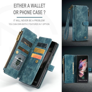 CaseMe Housse portefeuille à rabat en cuir pour <span class=keywords><strong>Samsung</strong></span> Z Fold 4 Galaxy A52 & A13 A53 Etui à livre magnétique Etui Phone Case Bag - Product Image 4