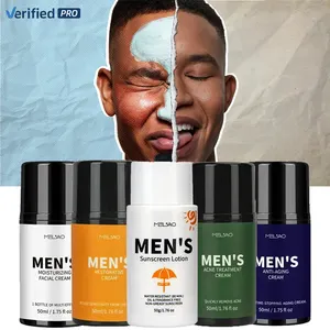 Atacado Private Label Mens Cuidados Com A Pele Orgânica Herbal Acne Tratamento Hidratante Whitening Face Care Creme Anti-envelhecimento dos homens
