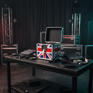 Caja de Almacenamiento de Discos de Vinilo de Alta Calidad, Estuche de Transporte de Aluminio para Colección de Discos LP con Asa - Product Image 1