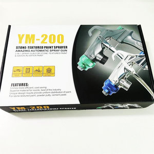 <span class=keywords><strong>YM</strong></span>-200 pistola a spruzzo multicolore a base d'acqua ad alte prestazioni piccole parti di macchine da costruzione in acciaio vero pietra - Product Image 6