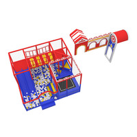 Équipement de terrain de jeu intérieur pour enfants, parcours d'obstacles, structure de jeu pour enfants en zone intérieure