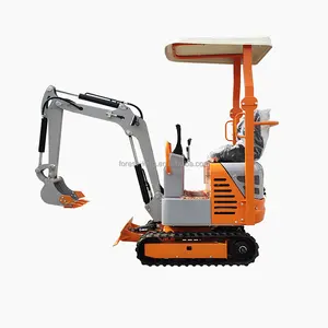 Rima 1t Mini Excavator Parts Hydraulic Attachment Forestry Machinery Mini Excavator With Custom