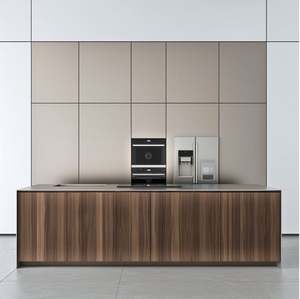 Muebles de Cocina de Madera Maciza de Roble de Estilo Moderno Islas de Cocina Ensambladas y Gabinetes Bajos con Diseño Duradero - Product Image 2