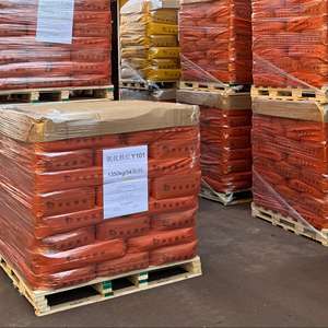 Anorganisches Orangen eisenoxid pigment Fe2O3 1kg MOQ Pulver Keramik farbpigment für Beschichtungen - Product Image 2