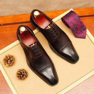 Chaussures plates décontractées et habillées DSYX pour hommes, en cuir véritable respirant, légères, à enfiler, pour affaires, mariage et extérieur - Product Image 5