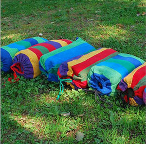 Hamac de <span class=keywords><strong>camping</strong></span> pliable en toile de haute qualité, portable, pour l'extérieur, avec sangle d'arbre - Product Image 3