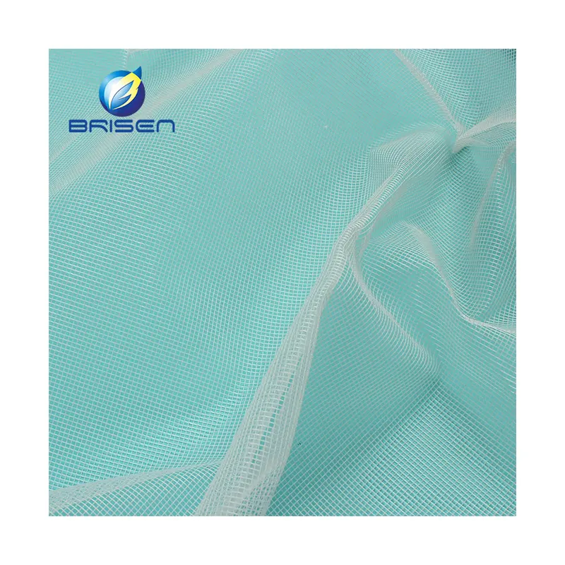 Sản xuất vuông Polyester lưới chất liệu nylon pha trộn muỗi Net vải cho Upholstery