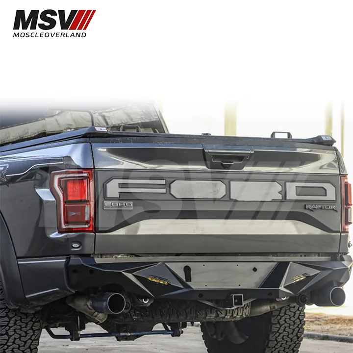 2017-2020 FORD RAPTOR için yeni stil çelik arka tampon