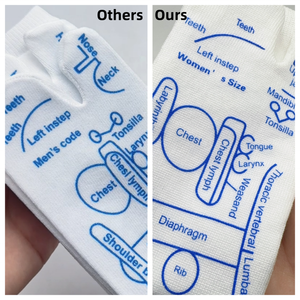 Diseño Creativo Fisioterapia Masajeador de Pies Tendencia Productos de Autocuidado Acupresión Masaje de Pies Calcetín Set Reflexología Calcetín - Product Image 4