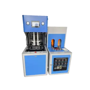 MS-2L/2 Semi Automatic Oil Plastic Bottle Making Machine / PET Bottle Blower,blow molding machine