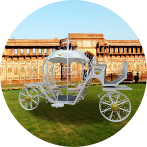 Transport de chevaux touristiques Citrouille Chariots de chevaux Mariage Cendrillon Chariot 13ft Transport de chevaux grandeur nature - Product Image 6