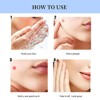 Masque en feuille d'hydrogel personnalisé à l'acide salicylique et à l'huile d'arbre à thé, anti-acné, anti-rides, 36 points, marque propre, bio