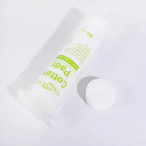 Tampon de coton absorbant rond démaquillant tampons de nettoyage jetables 100% coton pur tampons de coton cosmétique