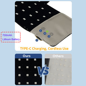 Cordless 660nm 850nm Anti-Hair Loss Baseball Cap recarregável elétrica <span class=keywords><strong>Scalp</strong></span> Cuidados Red-light Hat Head <span class=keywords><strong>Massager</strong></span> para o crescimento do cabelo - Product Image 4