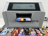 Printer UV Inkjet Flatbed Otomatis BERIC I3200 Printhead Varnish Efek Timbul 3D untuk Casing Ponsel, Pencetakan Tinta UV Multiwarna