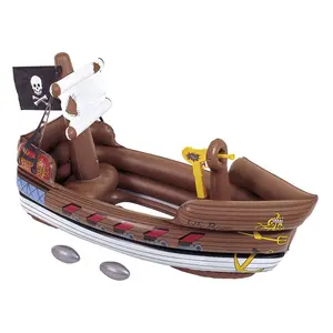 Zomer Zwembad Kids Speelgoed Opblaasbare Piratenschip Boot Zwembad Float