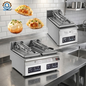 QDMECH Parrilla Eléctrica de Acero Inoxidable de Alta Eficiencia para <span class=keywords><strong>Gyoza</strong></span> Japonesa, Equipo Comercial para Cocinar Dumplings Fritos - Product Image 1