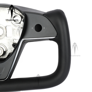 Volante in Pelle Stile Sportivo per <span class=keywords><strong>Tesla</strong></span> <span class=keywords><strong>Model</strong></span> 3/Y/<span class=keywords><strong>X</strong></span>/S - Volante Riscaldato Durevole con Adattamento Personalizzato - Product Image 2