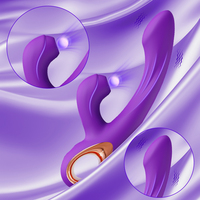 Vibrateur G-Spot Lapin 10 Modes de Vibration & 10 Modes de Succion en Silicone Résistant à l'Eau Rechargeable USB OEM ODM Logo Personnalisé