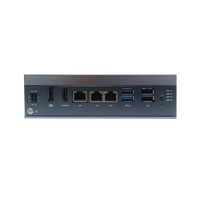 Mini PC industriel Linkleaps J6412 sans ventilateur, double GbE et 2.5GbE LAN, 4 USB, 2 COM, affichage HD en option, en stock