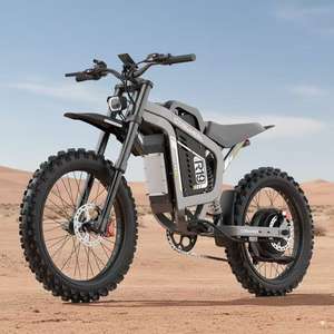 Moto électrique 72V 40Ah 6000W avec cadre robuste, moteur sans balais, batterie au lithium intégrée, moyeu arrière pour vélo électrique tout-terrain, 80 <span class=keywords><strong>km</strong></span> - Product Image 5