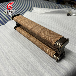 OUKEN di lusso Premium maniglia della <span class=keywords><strong>porta</strong></span> in pelle intrecciata e motivo casuale antico rame maniglia della <span class=keywords><strong>porta</strong></span> - Product Image 3