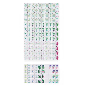 Jeu de Mahjong en Acrylique Coloré, Conforme NMJL, Tuiles Faciles à Lire avec <span class=keywords><strong>des</strong></span> Jokers, Idéal pour les Amateurs de Mahjong, Cadeaux pour Fêtes et Vacances - Product Image 6