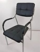 Chaises de visiteur modernes à dossier haut en maille pour le bureau et le salon, confortables