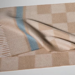 Sciarpa pashmina quadrata da uomo invernale personalizzata 100cm sciarpe in <span class=keywords><strong>cashmere</strong></span> 100% ganuine <span class=keywords><strong>blu</strong></span> - Product Image 6