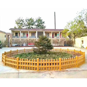 Moule en béton pour ornement de jardin Patio ciment clôture dalle préfabriqué décoratif réutilisable Grain de <span class=keywords><strong>bois</strong></span> planche de <span class=keywords><strong>bois</strong></span> forme de moule en plastique - Product Image 3