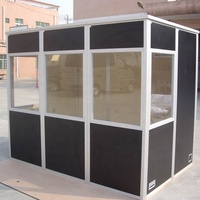 Cabine de réunion, cabine d'interprétation, cabine de traduction simultanée, auto-assemblable, amovible, portable, pour 2 interprètes