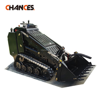 Mini-chargeuse sur chenilles Kubota avec moteur diesel, conforme EPA, commande par joystick hydraulique, hydraulique importé