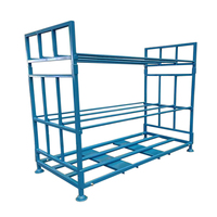 Système de rayonnage à palettes pour pneus en acier pliable et empilable de Chine avec surface revêtue de poudre anti-corrosion