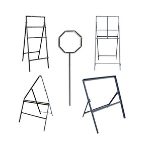 Anh bảng hiệu tiêu chuẩn khung chống gỉ bọc thép dấu hiệu đứng khung thông báo giao thông - Product Image 1