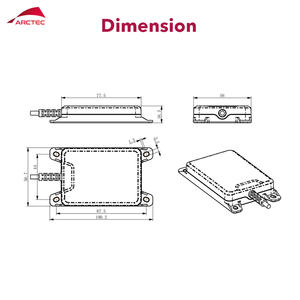 20 मीटर 24 घघज ग्राउंड ऊंचाई माप कृषि ड्रोन रडार - Product Image 3