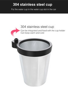 อะแดปเตอร์ตัวขยายที่<span class=keywords><strong>วาง</strong></span><span class=keywords><strong>แก้ว</strong></span><span class=keywords><strong>ใน</strong></span><span class=keywords><strong>รถยนต์</strong></span>,มาพร้อมกับฐานปรับการชดเชยใช้ได้กับ Yeti 14/24/36/46Oz Ramblers ขวดน้ำ - Product Image 3