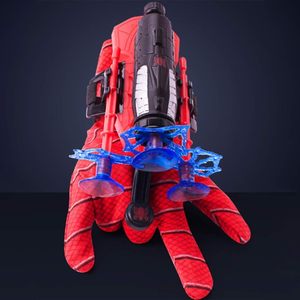 Guanti Unisex <span class=keywords><strong>Spider</strong></span>-<span class=keywords><strong>Man</strong></span> con Lanciatore <span class=keywords><strong>di</strong></span> <span class=keywords><strong>Ragnatele</strong></span> per Bambini, Set Giocattolo Educativo Divertente per Cosplay - Product Image 4