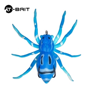 5cm 6.5g Bionics Soft Spider Design <span class=keywords><strong>Leurre</strong></span> <span class=keywords><strong>araignée</strong></span> pour <span class=keywords><strong>leurre</strong></span> de pêche Perle intégrée avec crochet - Product Image 6