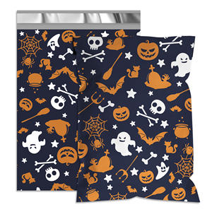 Poly Mailers 12x15,5 pulgadas Paquete de 50 bolsas de envío impresas de Halloween Sobres de <span class=keywords><strong>correo</strong></span> impermeables y resistentes al desgarro - Product Image 1