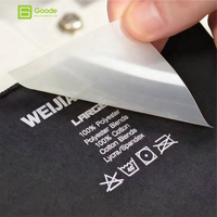 Etiquetas de cuello DTF con textura 3D en relieve Goode para ropa de diseñador, etiquetas de lavado duraderas con aspecto impactante para prendas al por mayor, película PET