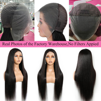 Perruques frontales en dentelle HD 13x4 sans colle, en cheveux humains vierges Remy pré-épilés, cheveux vietnamiens bruts, vente en gros