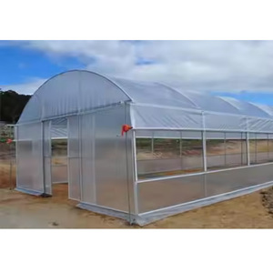 Tunnel de plantation de fleurs à faible coût <span class=keywords><strong>Kit</strong></span> de serre fabricant Film cadre de serre <span class=keywords><strong>agricole</strong></span> à travée unique à vendre - Product Image 6