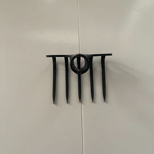 Steel Garden Rake Nine Toothed Black For Agricultural Use And Household Hay Raking - Product Image 1