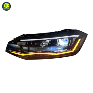 YU GUANG per <span class=keywords><strong>Volkswagen</strong></span> <span class=keywords><strong>POLO</strong></span> 6 Faro a LED 2019 <span class=keywords><strong>2021</strong></span>, Aggiornamento Faro Alogeno, Stile TSI GTI, Gruppo Ottico Anteriore - Product Image 2