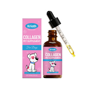 Gouttes de collagène pour chiens avec acide hyaluronique et biotine 60 ml – Soin quotidien pour le confort articulaire – Complément pour toutes les saisons – Nouvel An - Product Image 1